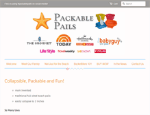 Tablet Screenshot of packablepails.com